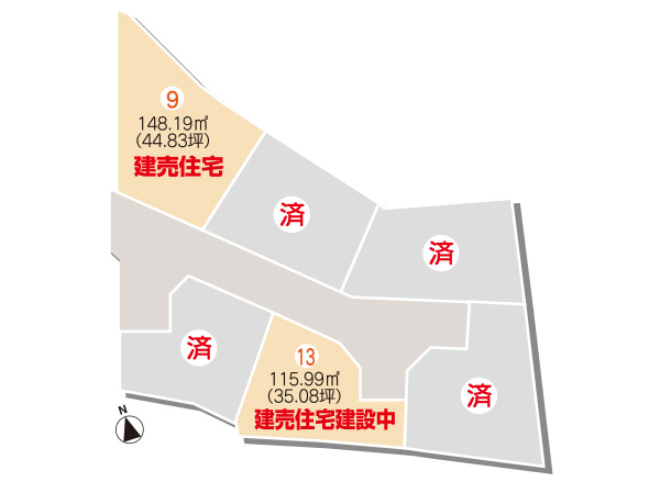 セットプラン画像2:三町2丁目分譲住宅
