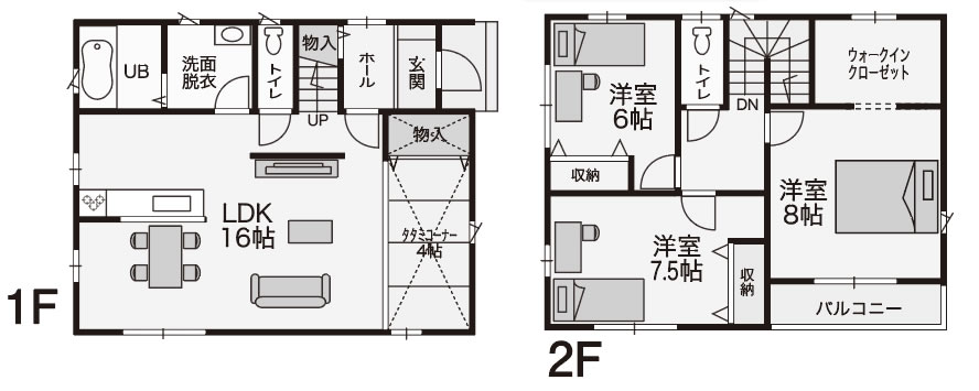 セットプラン間取り画像:別府町